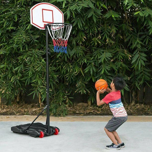 Basketball Hoop For Kids Portable / Height-Adjustable [6.5Ft - 8 Ft]