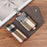 Leather Car Key Chain Ring Keys Wallet Dual Holder Pouch Case Organizer Bag US