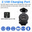 12V Car Socket Dual 2.1A USB Port Charger Power Outlet LED