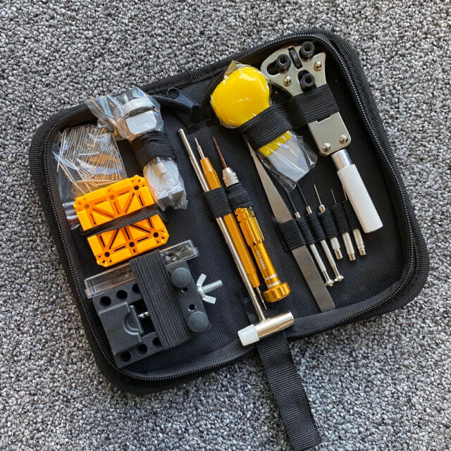 148pcs Watch Repair Tool Kit Link Remover Spring Bar Tool Case Opener Set New US
