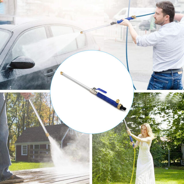 Hydro Jet High Pressure Power Washer Water Spray Nozzle For Car, Garden Hose