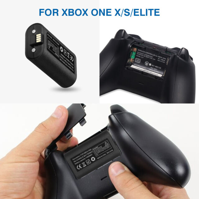 For Xbox One X S Play and Charge Kit Rechargeable Battery Pack & Charging Cable