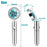 Shower Head Water Saving Flow 360 Rotating High Pressure Nozzle