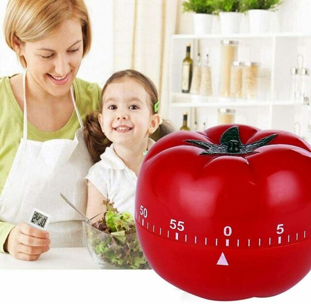 Tomato Timers 60 Minutes Kitchen Cooking Timer Clock Mechanical Timer