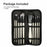 10Pcs Artist Paint Brushes+Carrying Case Set for Watercolor Acrylic Oil Painting