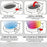 2 pcs Toilet Night Light LED Motion Activated Sensor Bathroom Bowl Lamp 8 Color