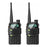 Set 2 BAOFENG UV-5R5 Two-Way Radios Walkie Talkies 3-5KM Long Range Mic