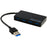 Powered 4-Port USB 3.0 Hub 5Gbps Portable Compact for PC Mac Laptop Desktop