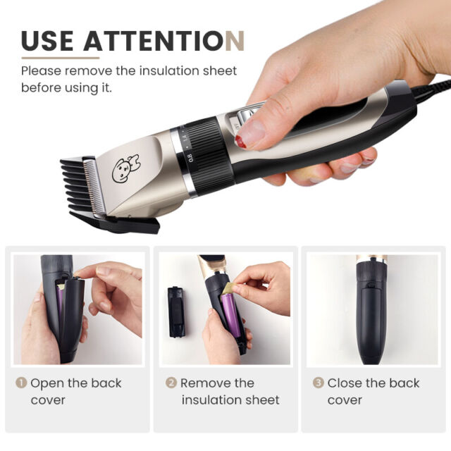 Pet Clippers Hair Trimmer Shaver Quiet Clipper for Dogs or Cats