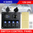 4 Gang Blue LED Waterproof Rocker Switch Panel Breakers Car Marine Boat RV 12V