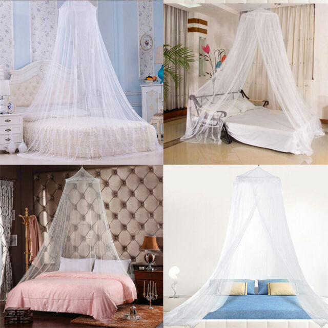 Mosquito Net Bed Queen Size Home Bedding Princess Lace Canopy