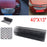 40x13" Car Black Grille Mesh Net Sheet Aluminum Rhombic Auto Grill Universal US