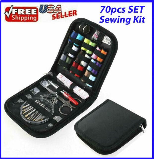 70 piece Sewing Kit Thread for Home or Travel