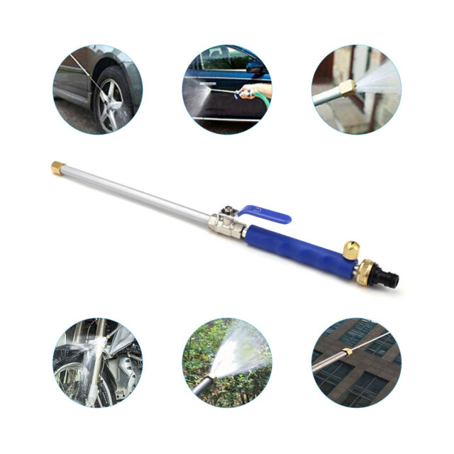 Hydro Jet High Pressure Power Washer Water Spray Nozzle For Car, Garden Hose