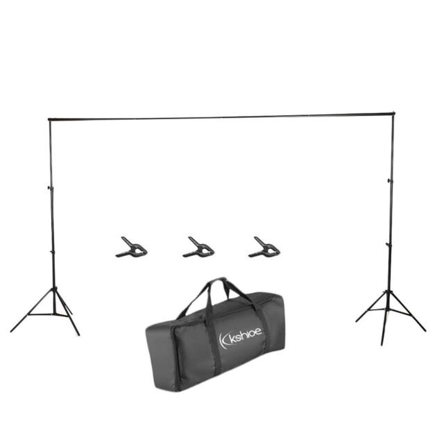 10ft Heavy Duty Photo Video Studio Backdrop Background Support Stand with Bag