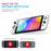 HD Tempered Glass Screen Protector For Nintendo Switch OLED Anti-Scratch 2 PCS