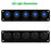 5 Gang Blue LED Toggle Rocker Switch Panel For Car Boat Marine RV Truck