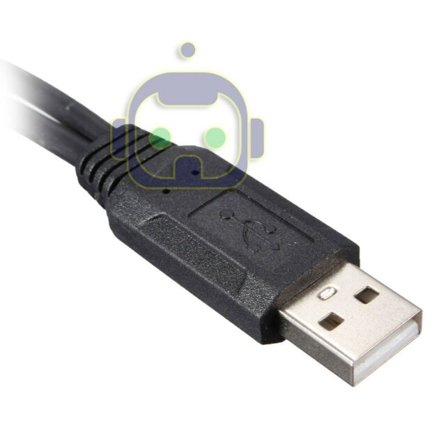 USB 2.0 A Male To 2 Dual USB Female Jack Y Splitter Hub Power Cord Adapter Cable