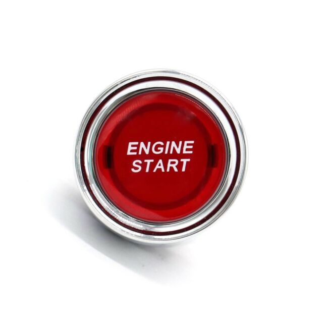 Universal 12V Car Red Illuminated Engine Start Switch Push Button Race Starter
