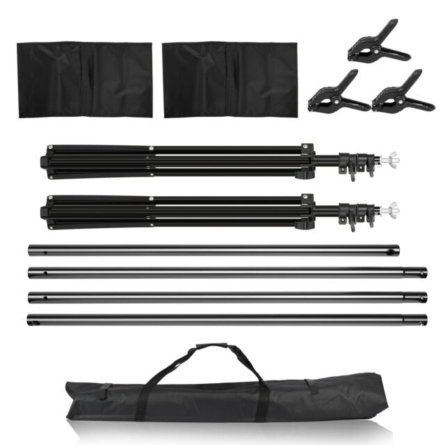 10ft Heavy Duty Photo Video Studio Backdrop Background Support Stand with Bag