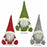 3pcs Christmas Faceless Gnome Santa Plush Dolls Xmas Ornament Toy Table Decor