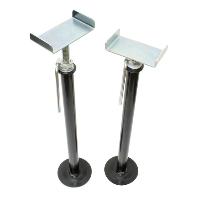 RV Slide Out Stabilizer Jacks – 21”-37” Inch Jack Stands, 2 Piece Set