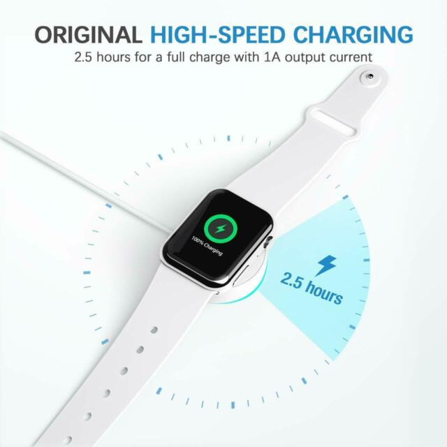 For Apple Watch iWatch Series 6 5 4 3 2 Magnetic Charging Dock USB Cable Charger