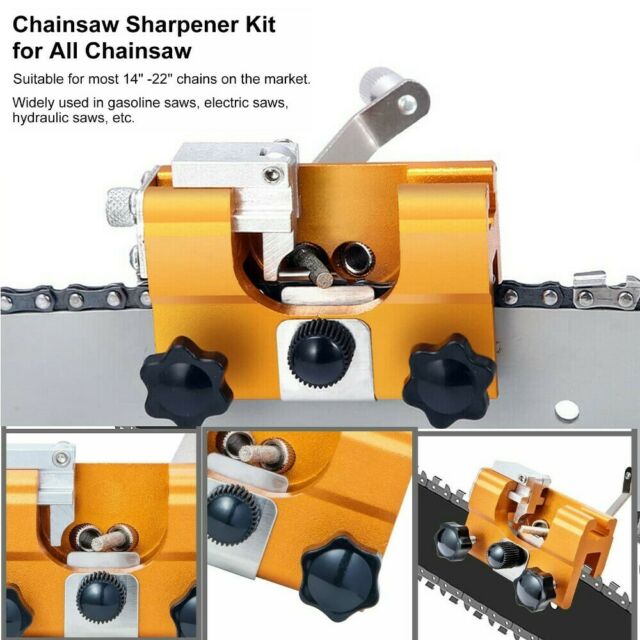 Chainsaw Chain Sharpener Kit Fast Portable Sharpening Stone System for Chain Saw