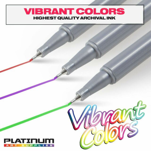 Fineliner Color Pen Set Huge Set of 60 Coloring Art Markers