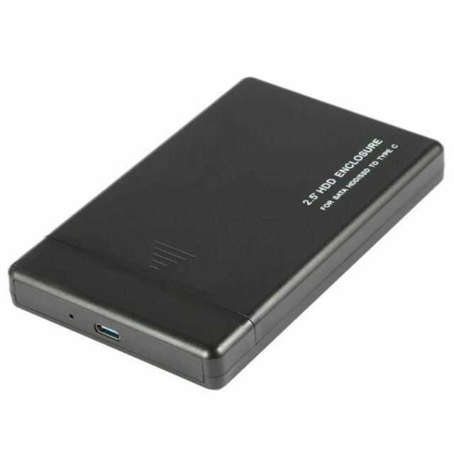 USB 3.1 Type C 2.5" External HDD SSD Enclosure Hard Drive Case SATA 3.0 UASP